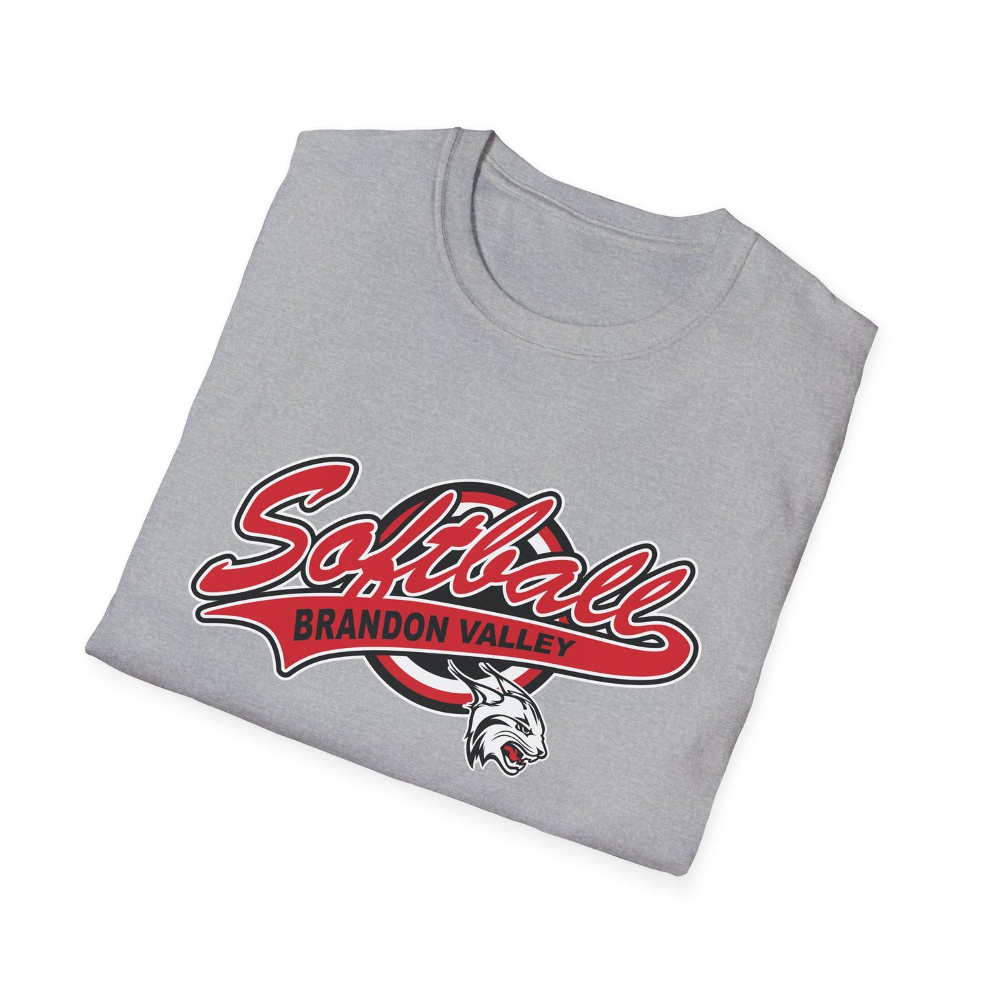 BV Softball Unisex Softstyle T-Shirt