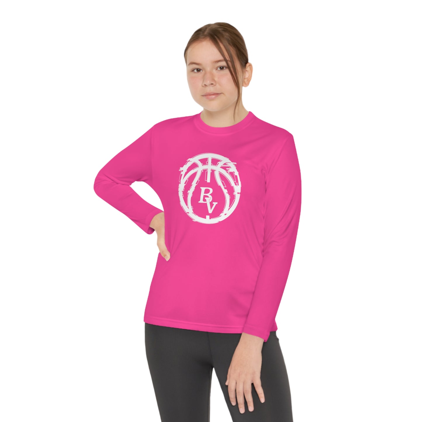 BV Basketball Youth Long Sleeve Competitor Tee