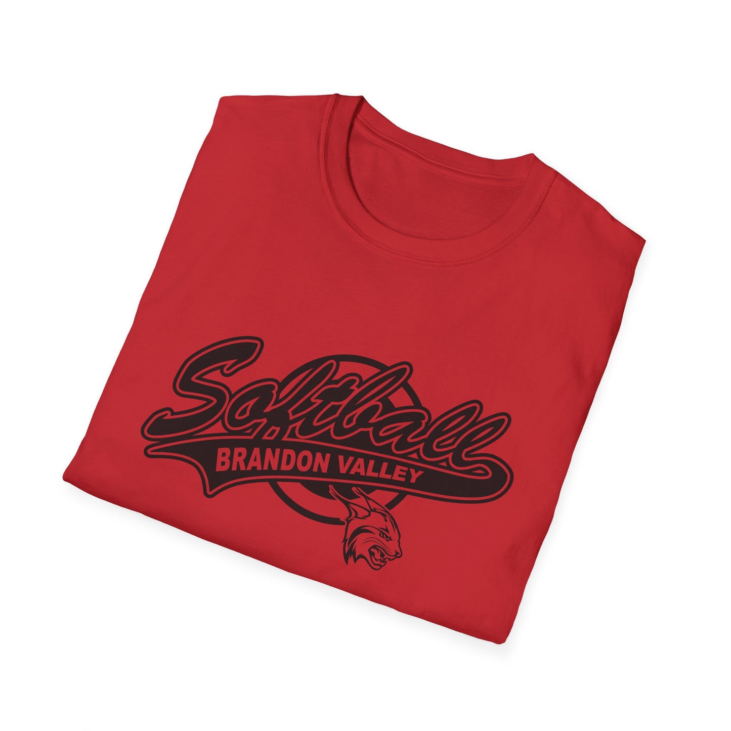 BV Softball Unisex Softstyle T-Shirt