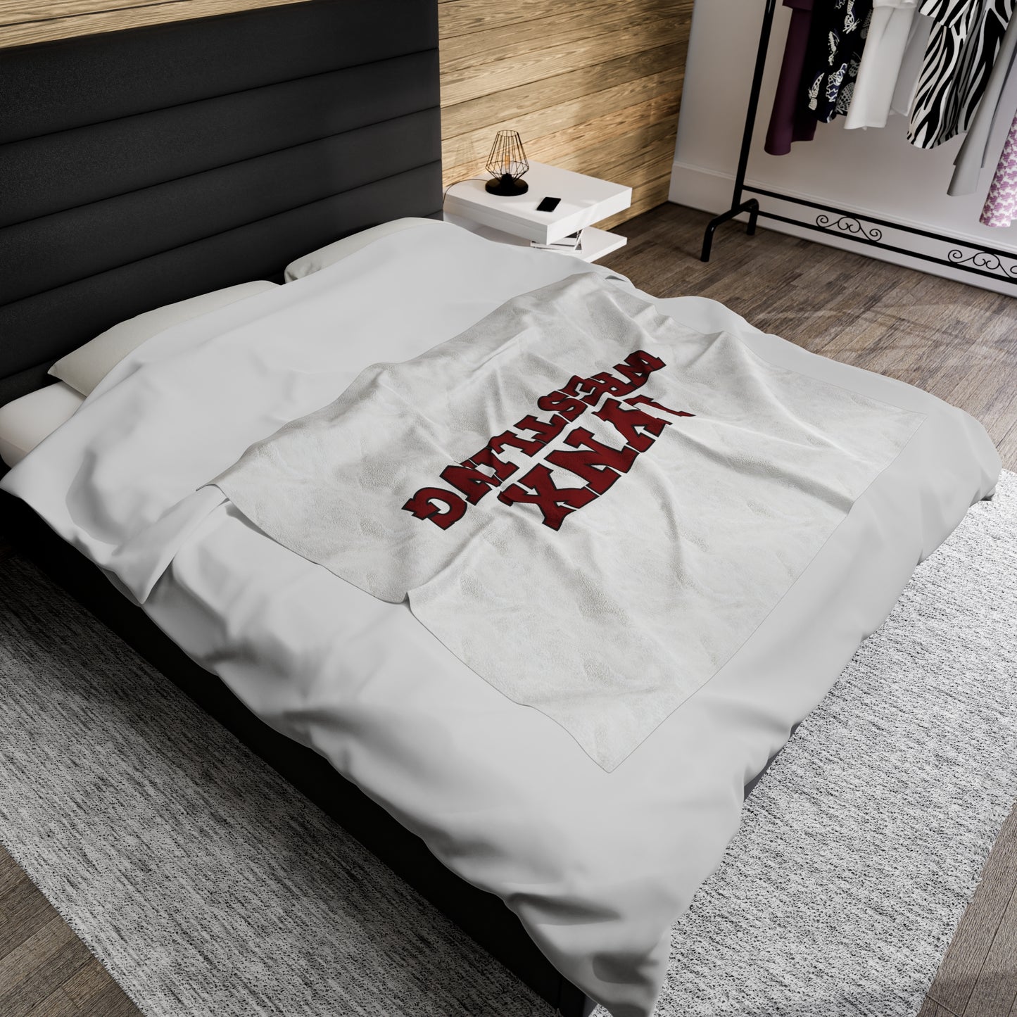 BV Wrestling Velveteen Plush Blanket