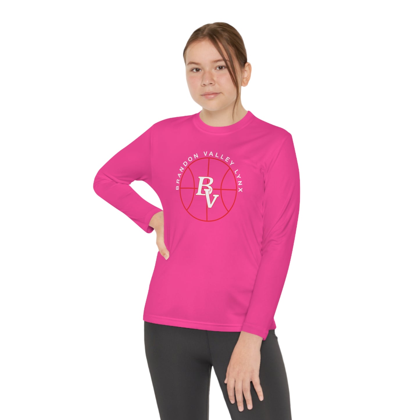 BV Basketball Youth Long Sleeve Competitor Tee