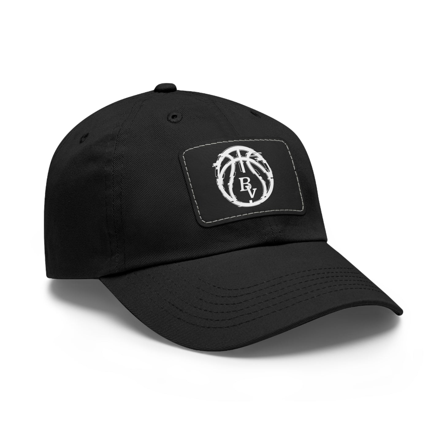 BV Basketball 1 - Hat with Leather Patch (Rectangle)