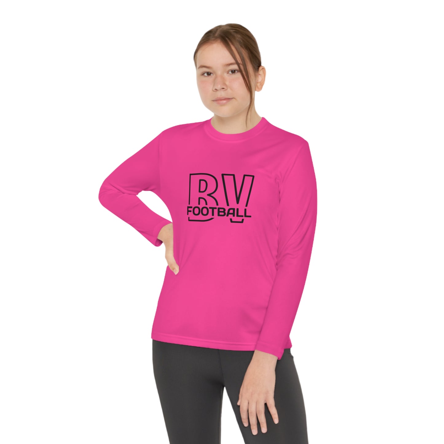 BV football Youth Long Sleeve Competitor Tee