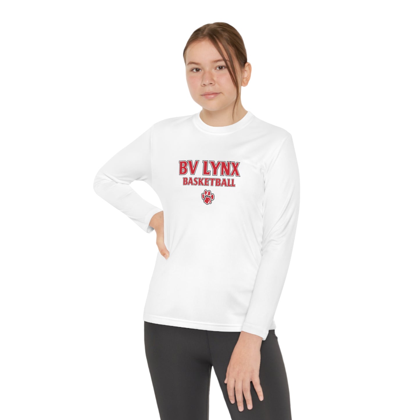 BV Basketball Youth Long Sleeve Competitor Tee