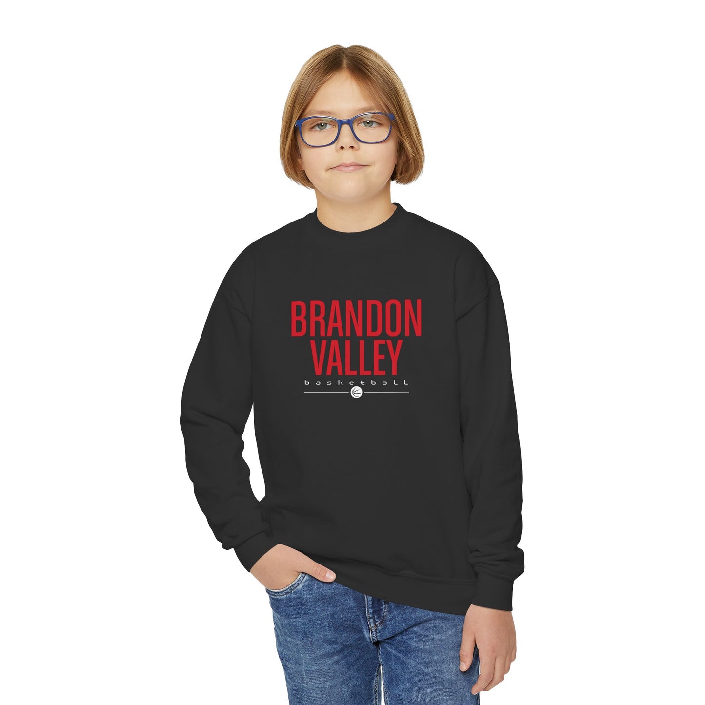 BV Basketbvall Youth Crewneck Sweatshirt