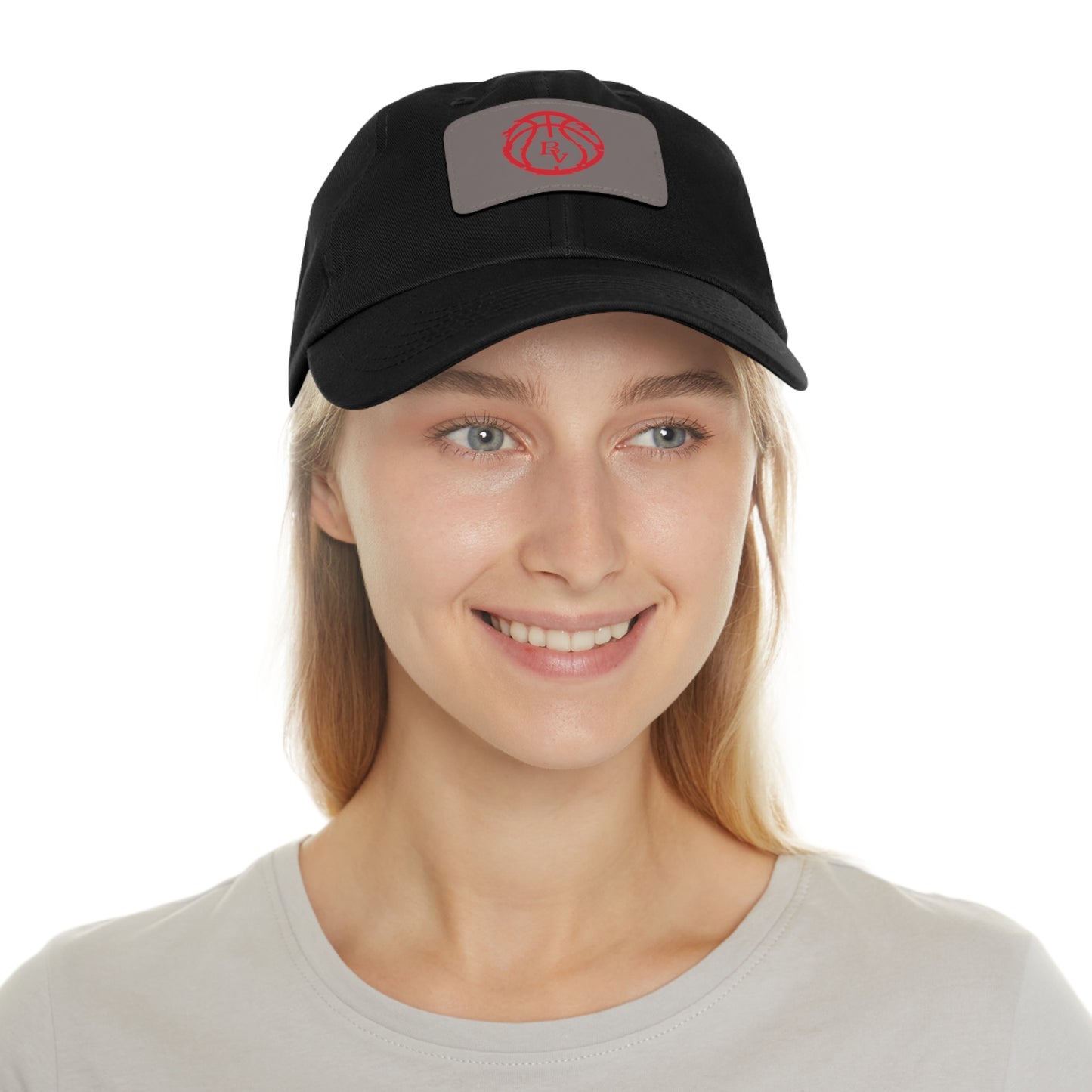 BV Basketball 1 - Hat with Leather Patch (Rectangle)