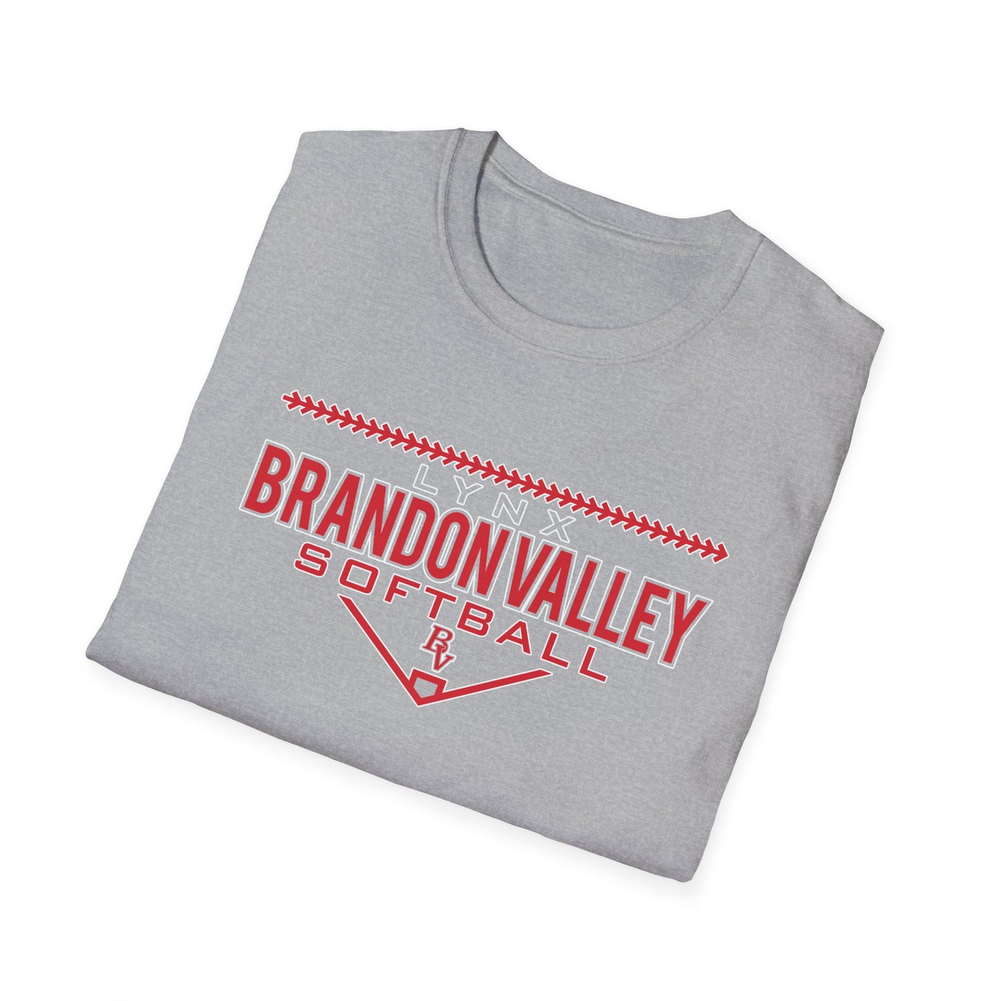 BV Softball Unisex Softstyle T-Shirt