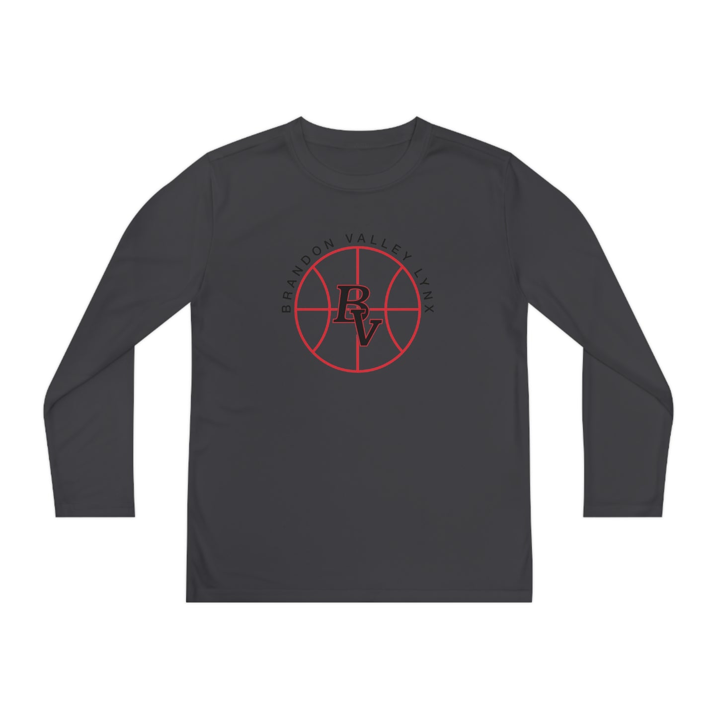 BV Basketball Youth Long Sleeve Competitor Tee