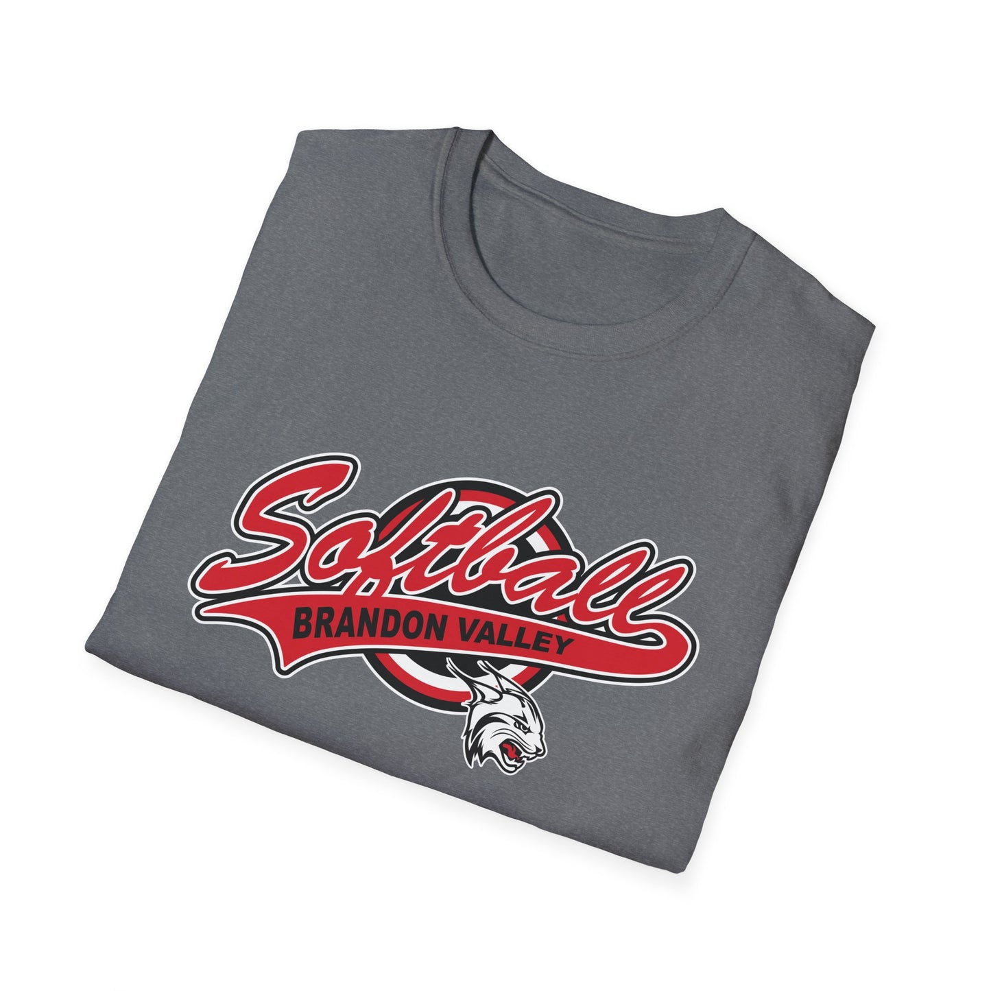 BV Softball Unisex Softstyle T-Shirt