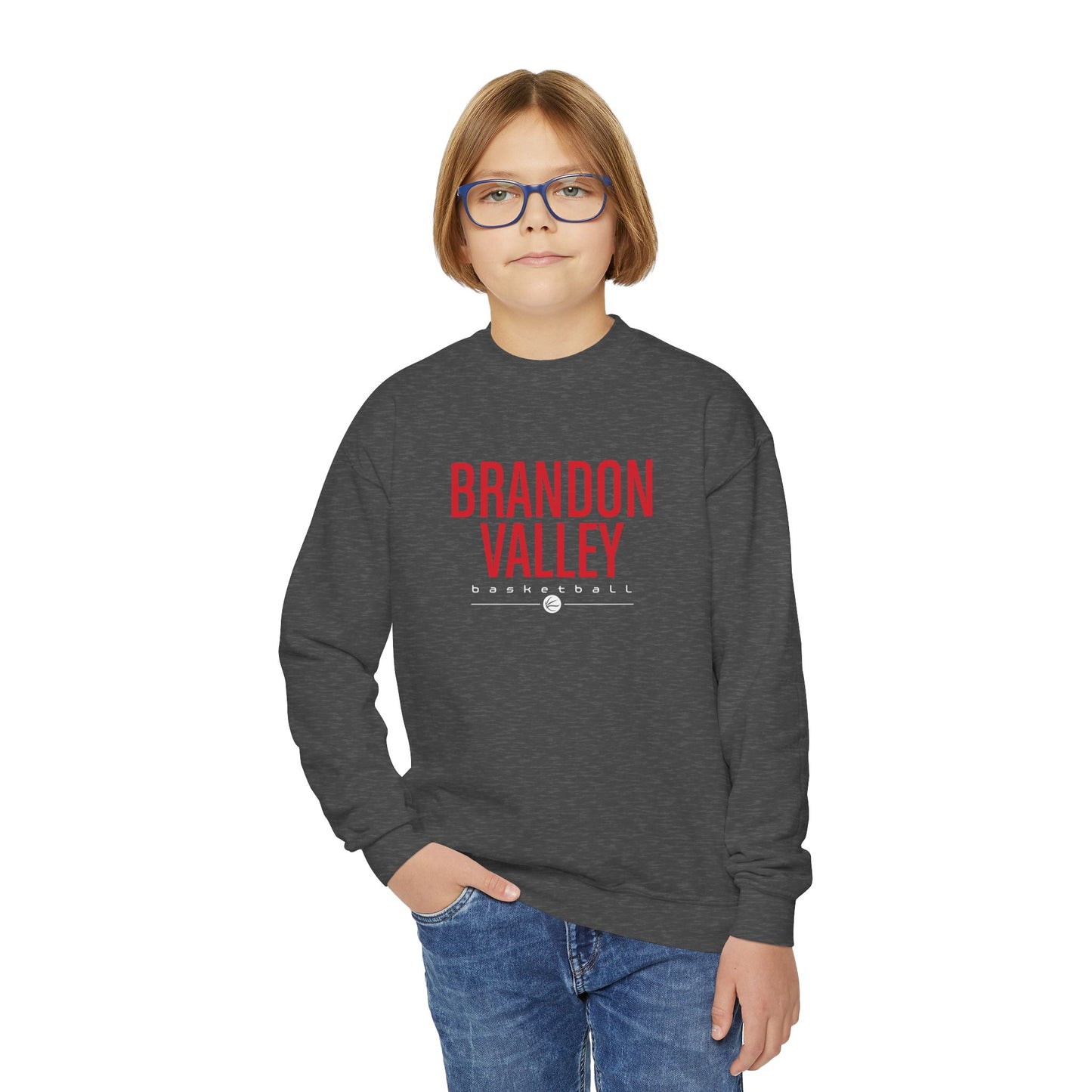 BV Basketbvall Youth Crewneck Sweatshirt