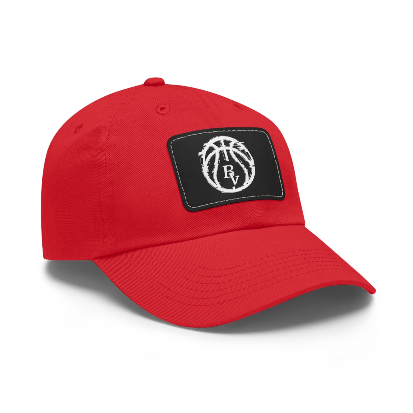BV Basketball 1 - Hat with Leather Patch (Rectangle)