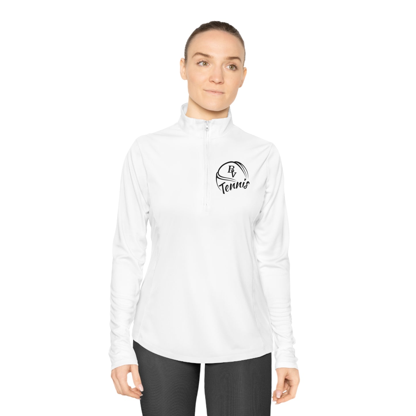 BV TENNIS Ladies Quarter-Zip Pullover