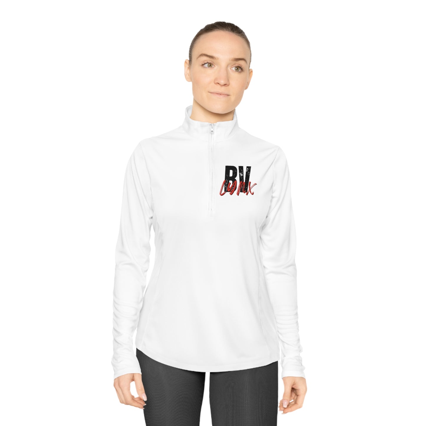BV LYNX FAN Ladies Quarter-Zip Pullover