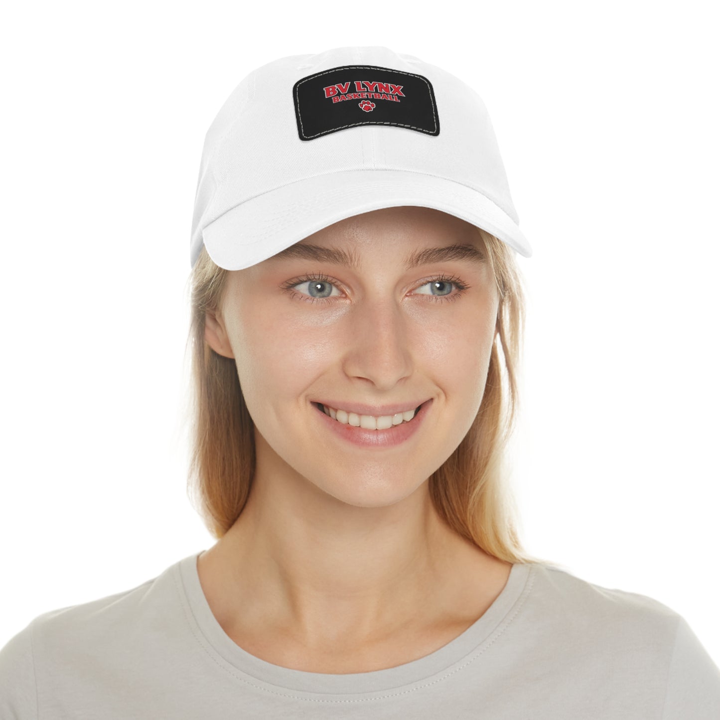 BV Basketball 1 - Hat with Leather Patch (Rectangle)