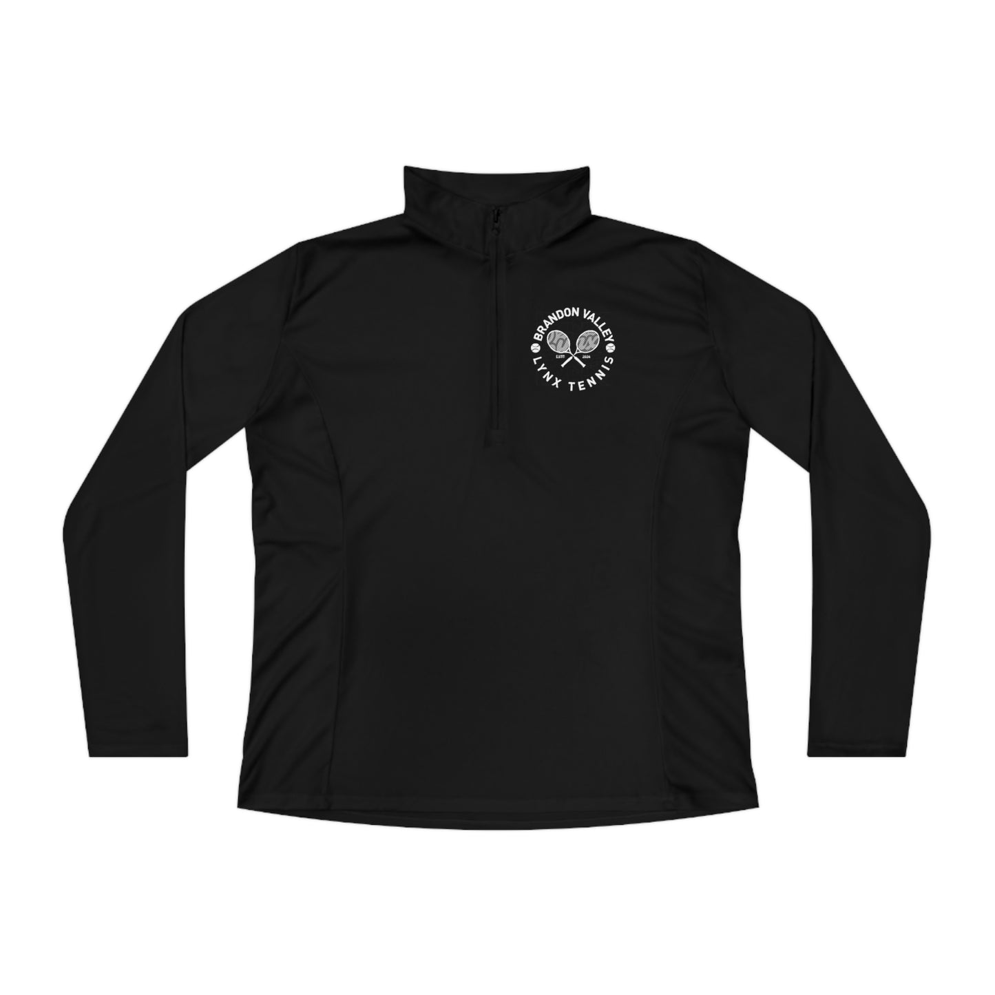 BV TENNIS Ladies Quarter-Zip Pullover