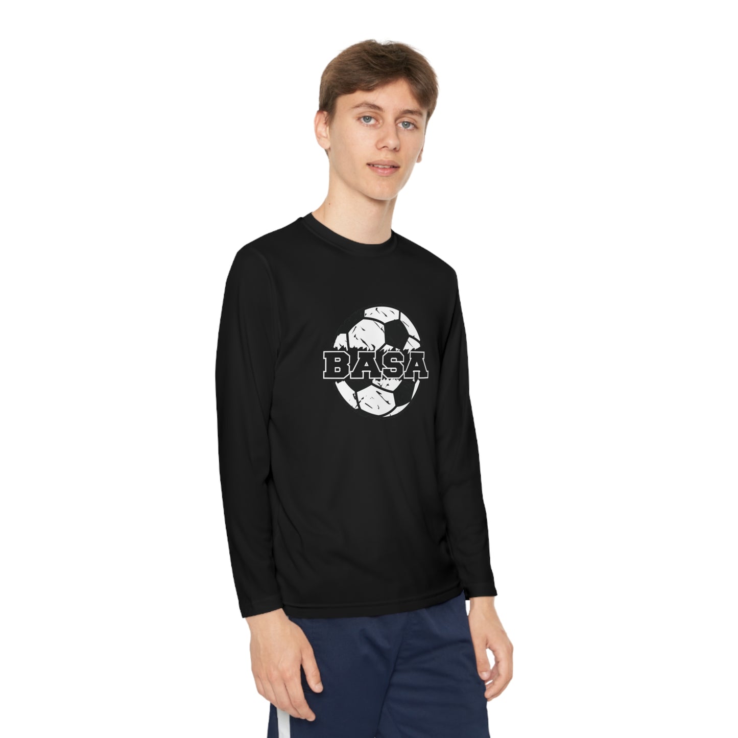 BV Soccer Youth Long Sleeve Competitor Tee