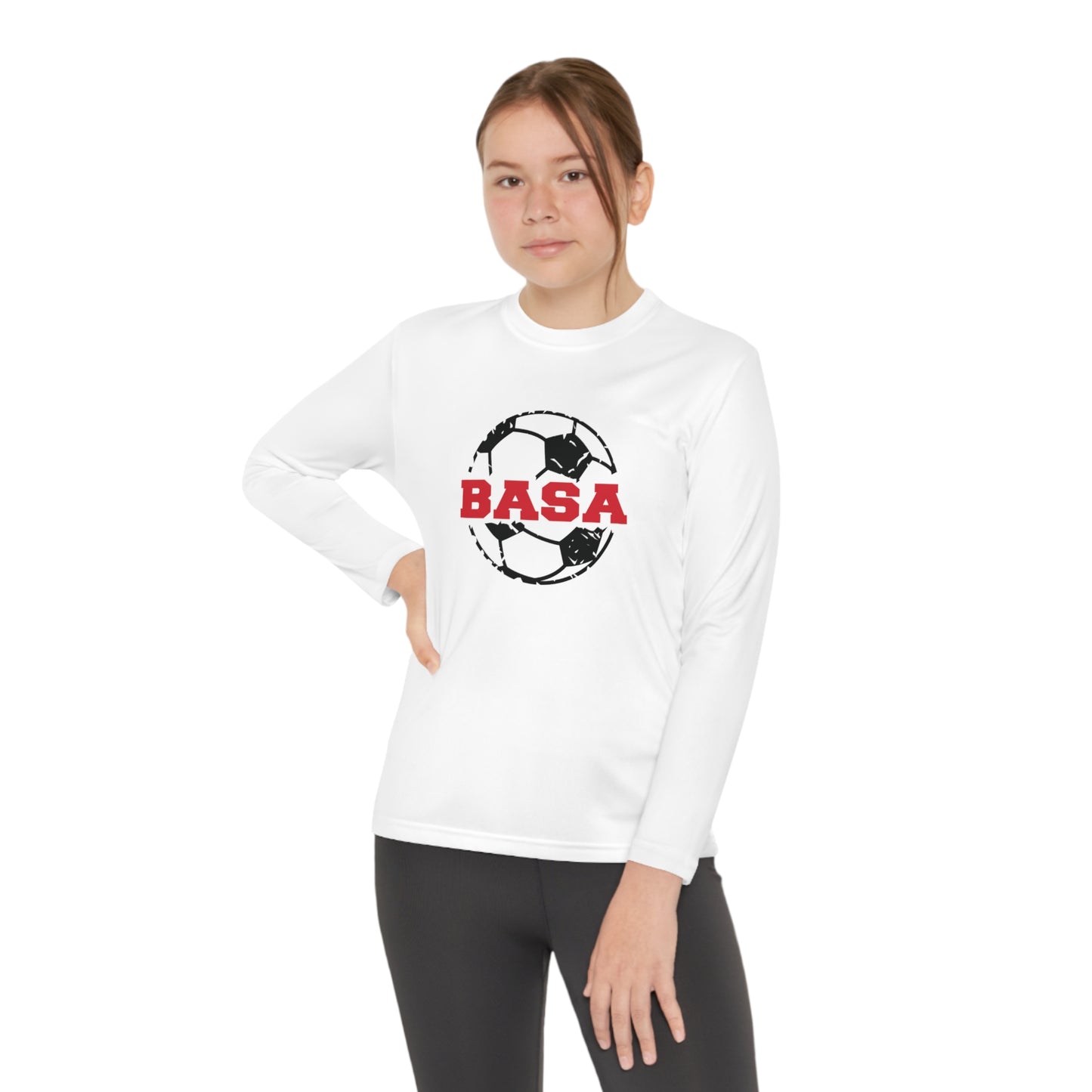 BV Soccer Youth Long Sleeve Competitor Tee