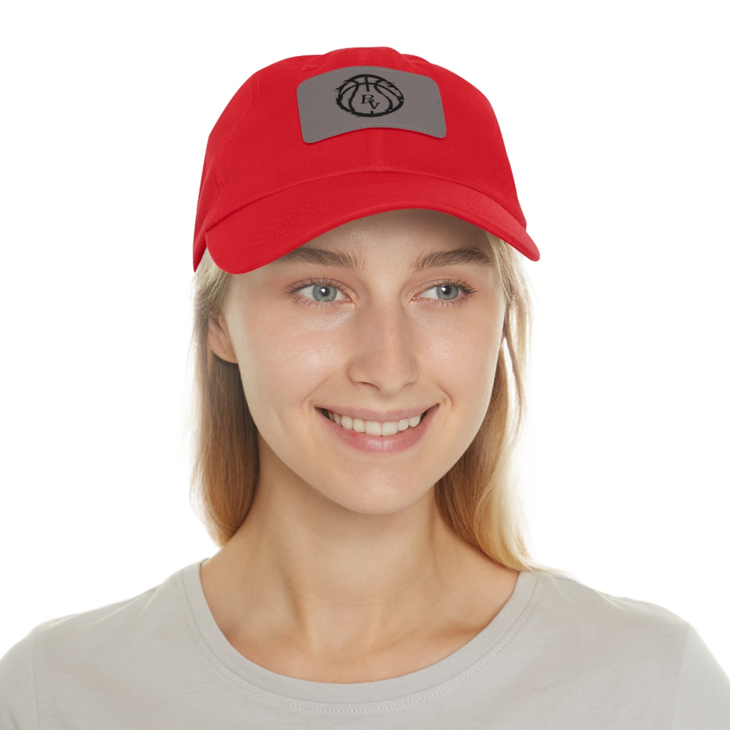 BV Basketball 1 - Hat with Leather Patch (Rectangle)
