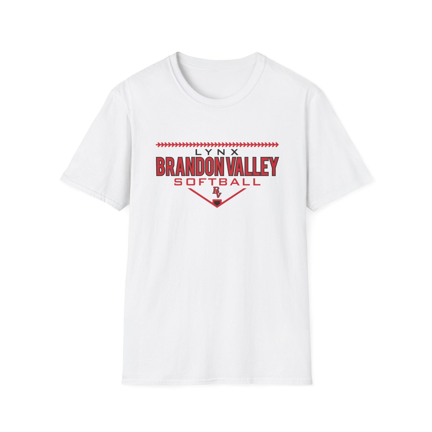 BV Softball Unisex Softstyle T-Shirt