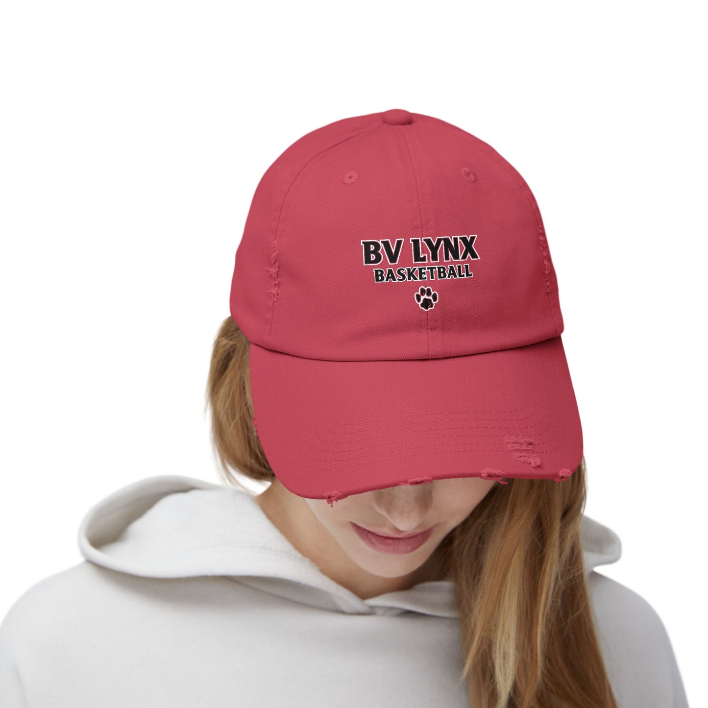 BV Basketball fan - Unisex Distressed Cap