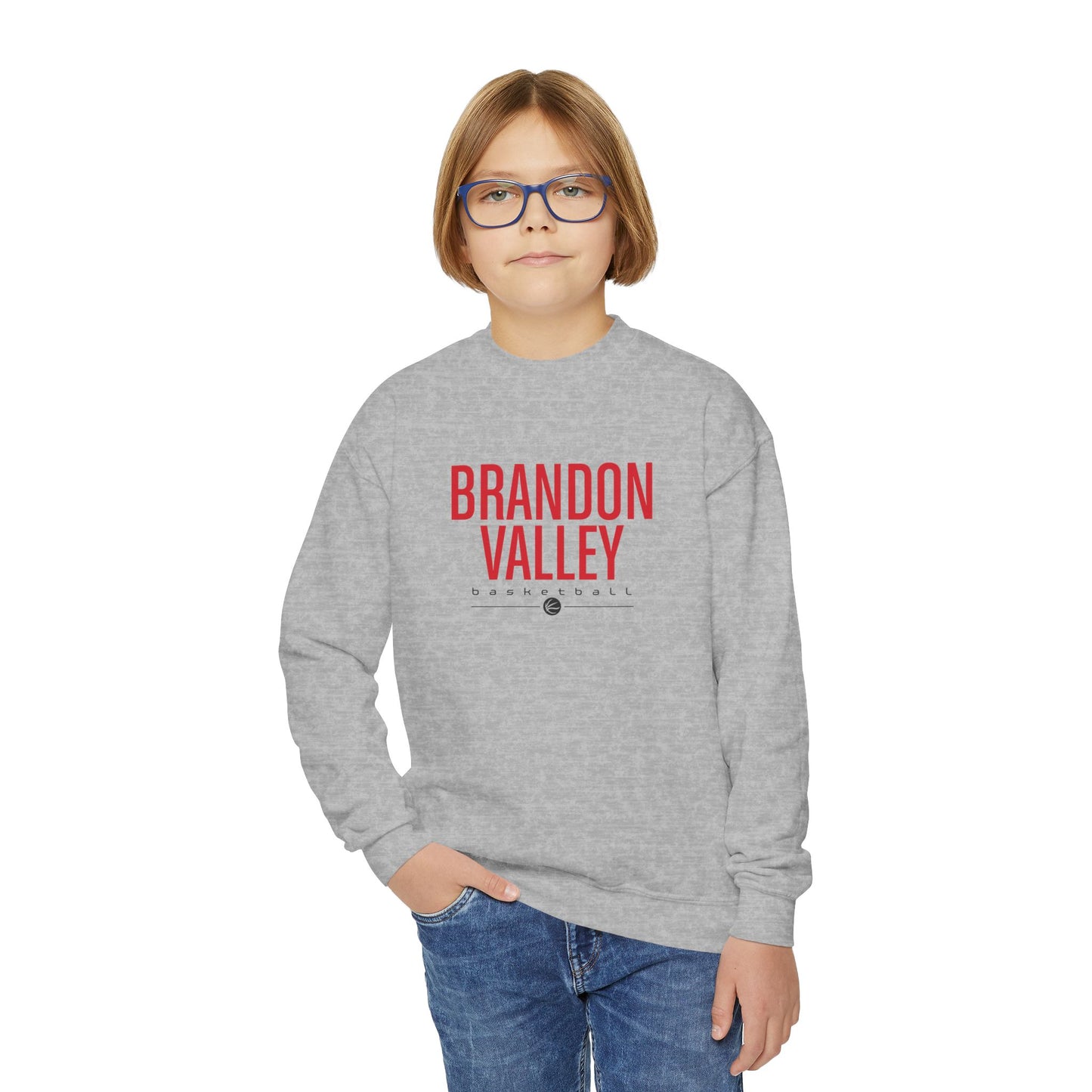BV Basketbvall Youth Crewneck Sweatshirt