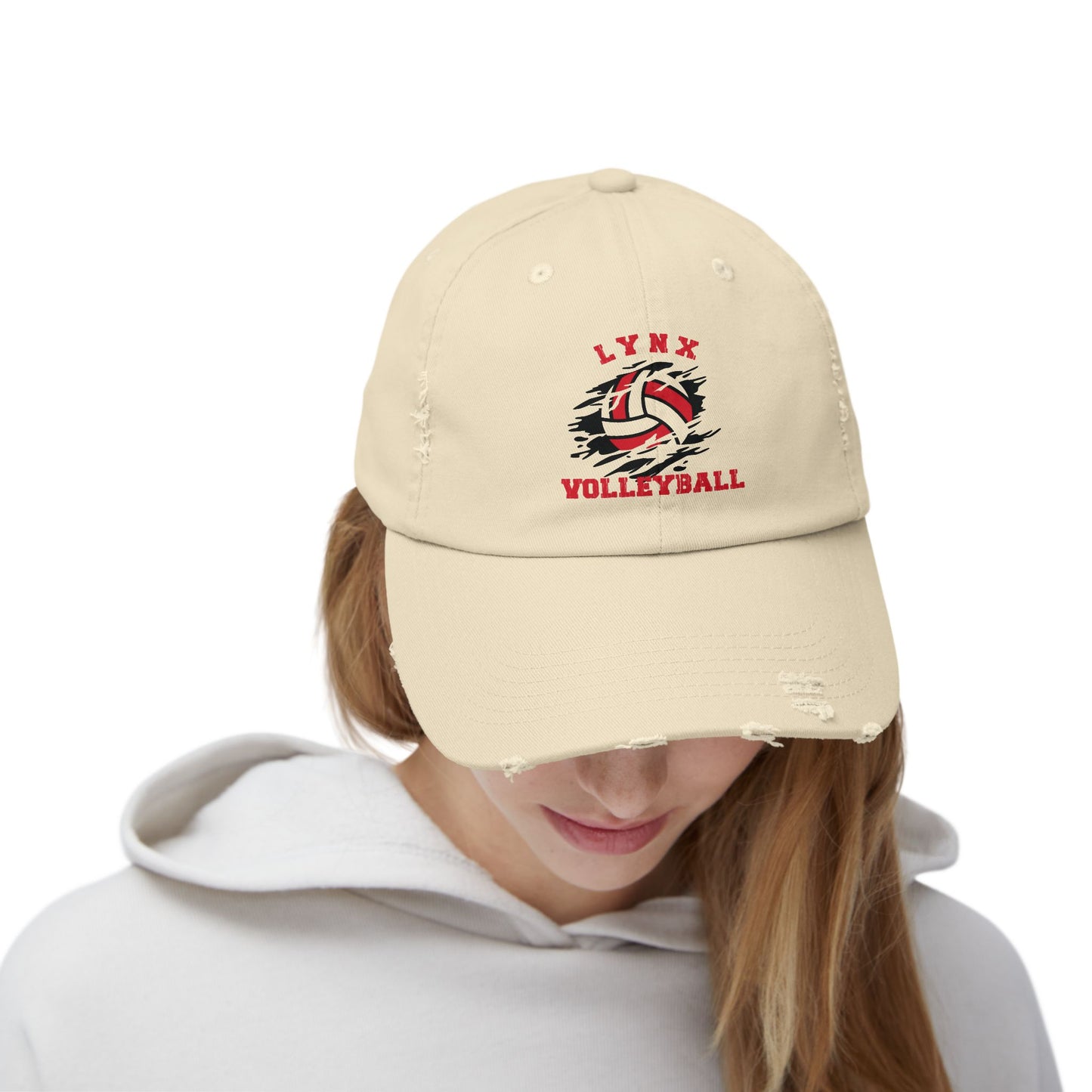BV Volleyball - Unisex Distressed Cap