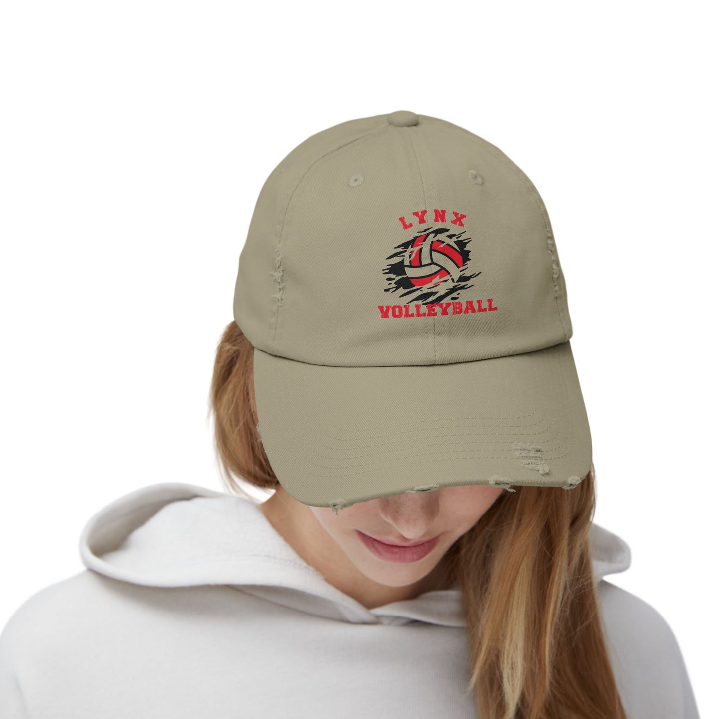 BV Volleyball - Unisex Distressed Cap