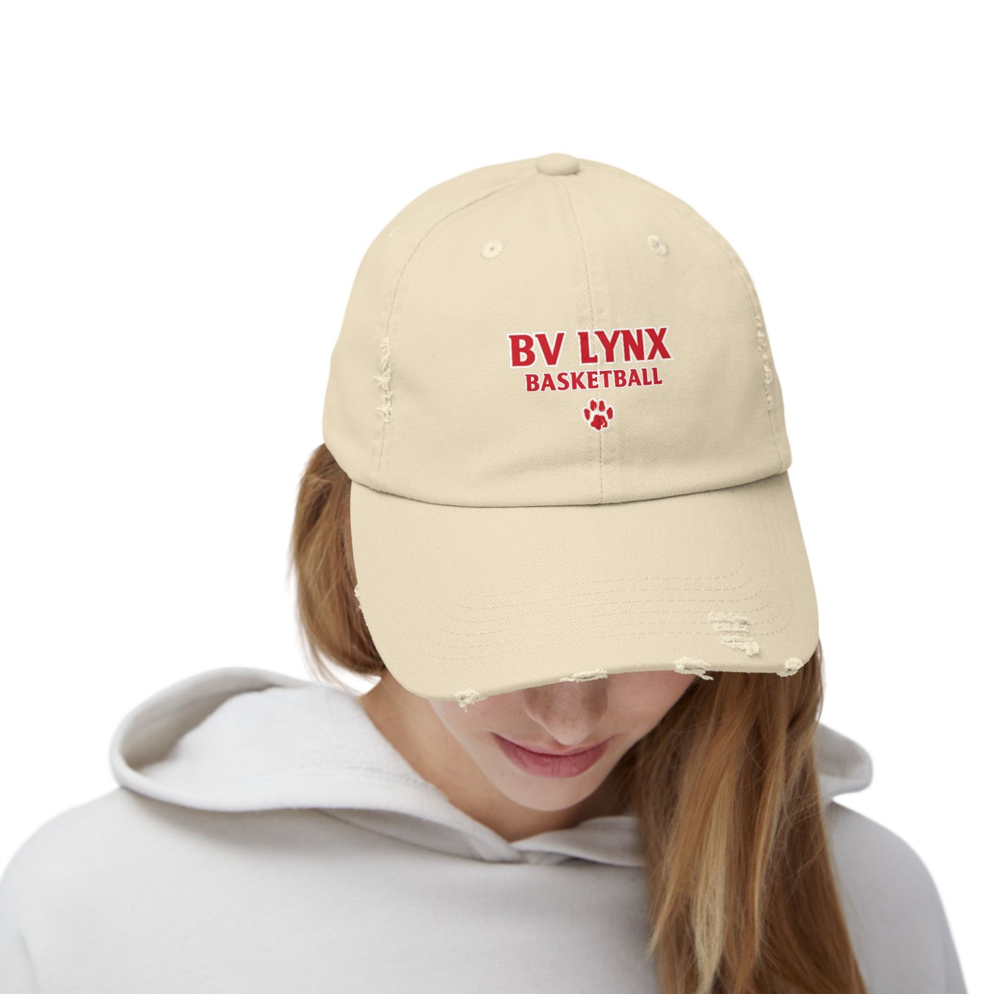 BV Basketball fan - Unisex Distressed Cap
