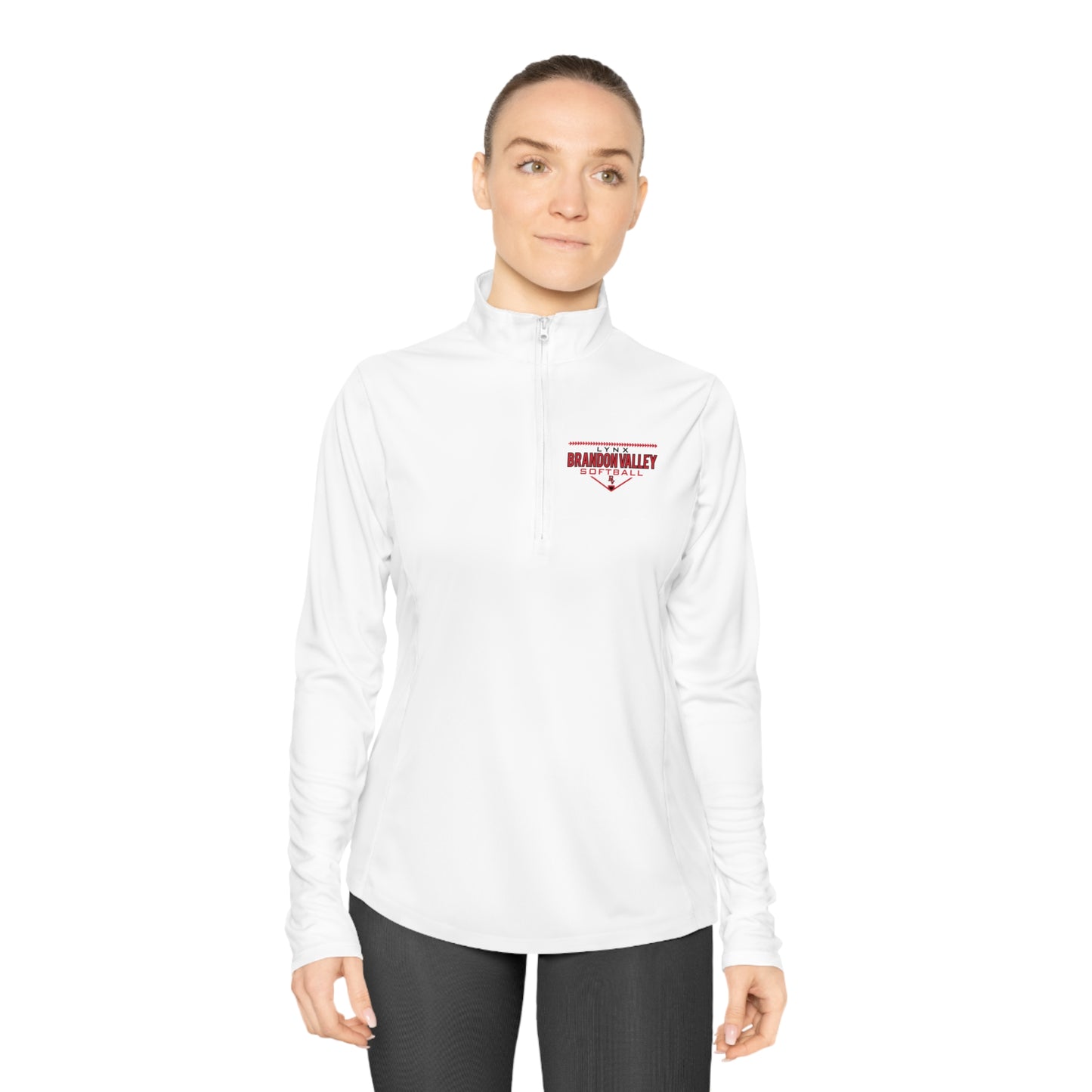 BV Softball Ladies Quarter-Zip Pullover