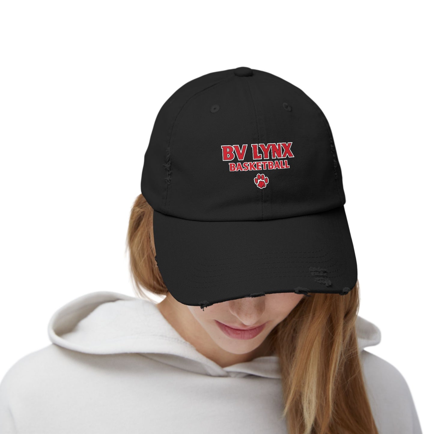 BV Basketball fan - Unisex Distressed Cap