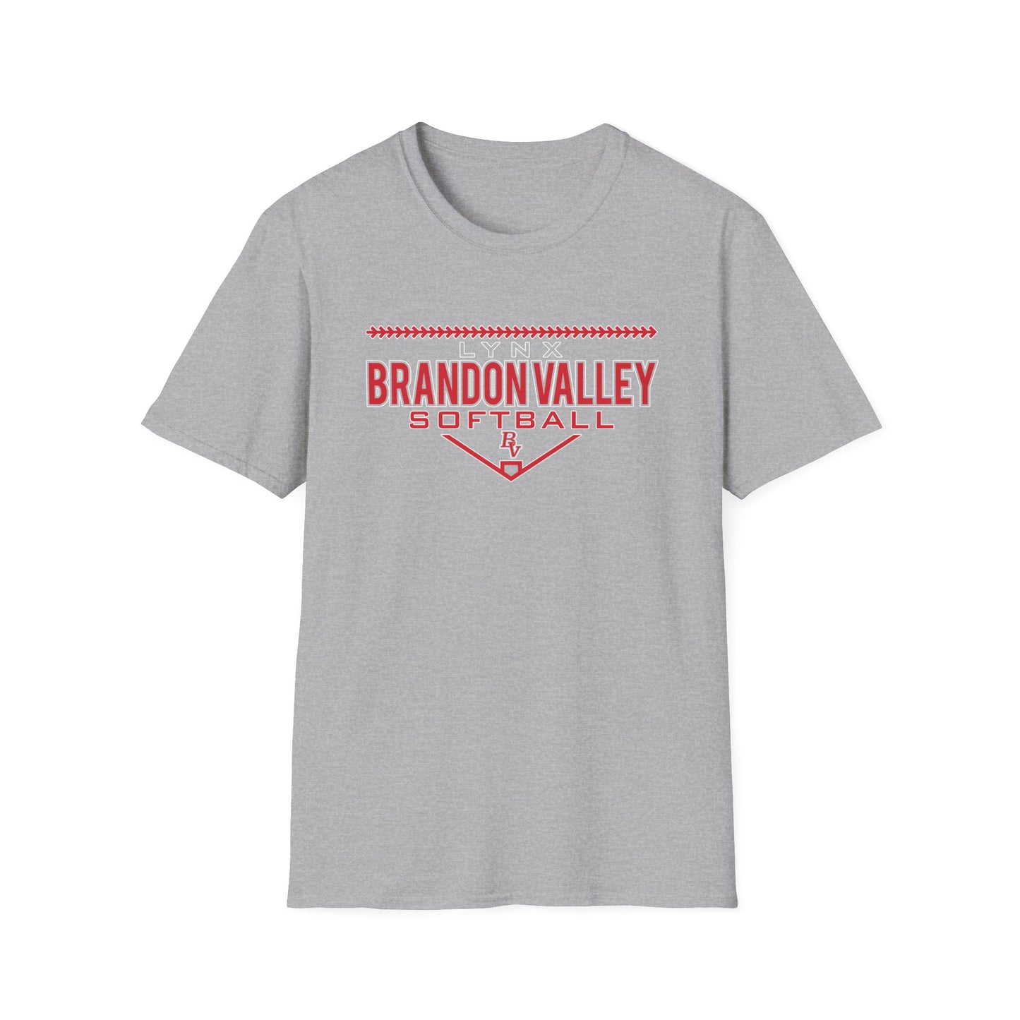 BV Softball Unisex Softstyle T-Shirt