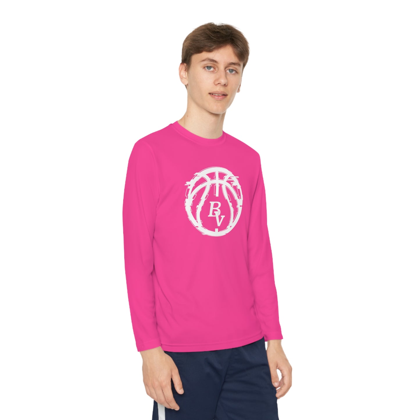 BV Basketball Youth Long Sleeve Competitor Tee