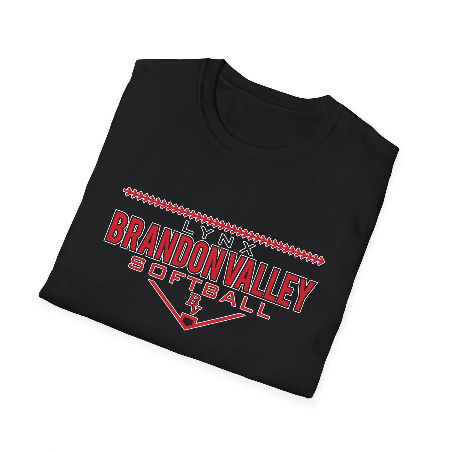 BV Softball Unisex Softstyle T-Shirt