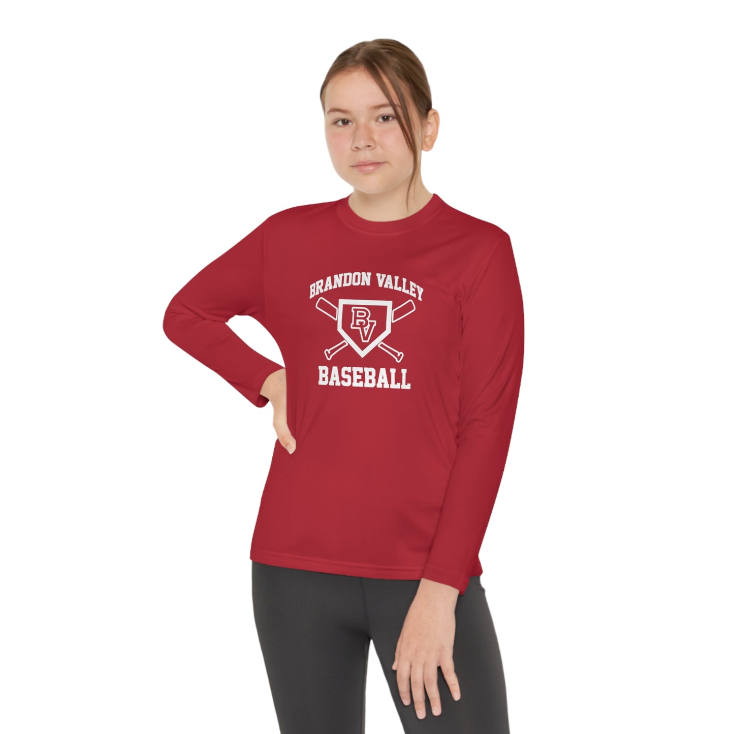 BV Baseball Youth Long Sleeve Competitor Tee