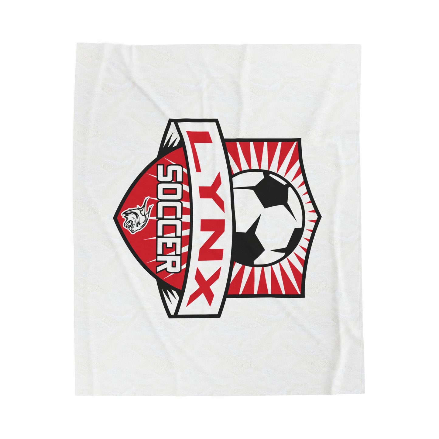 BV Soccer Velveteen Plush Blanket