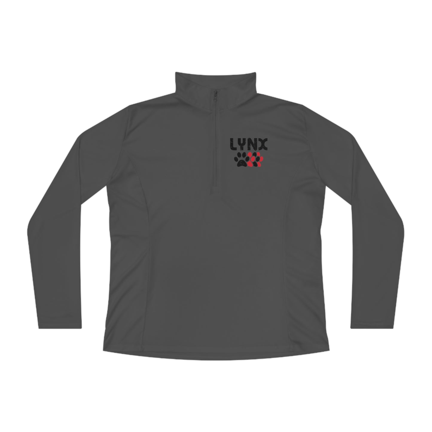 BV PAWPRINT Ladies Quarter-Zip Pullover