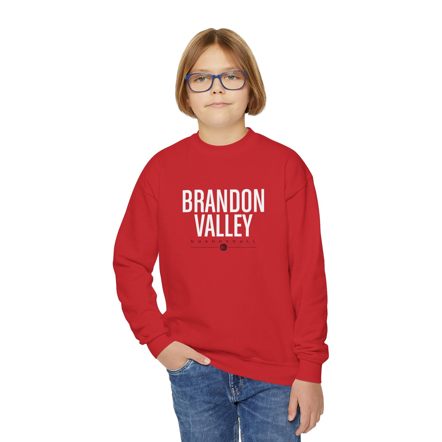BV Basketbvall Youth Crewneck Sweatshirt