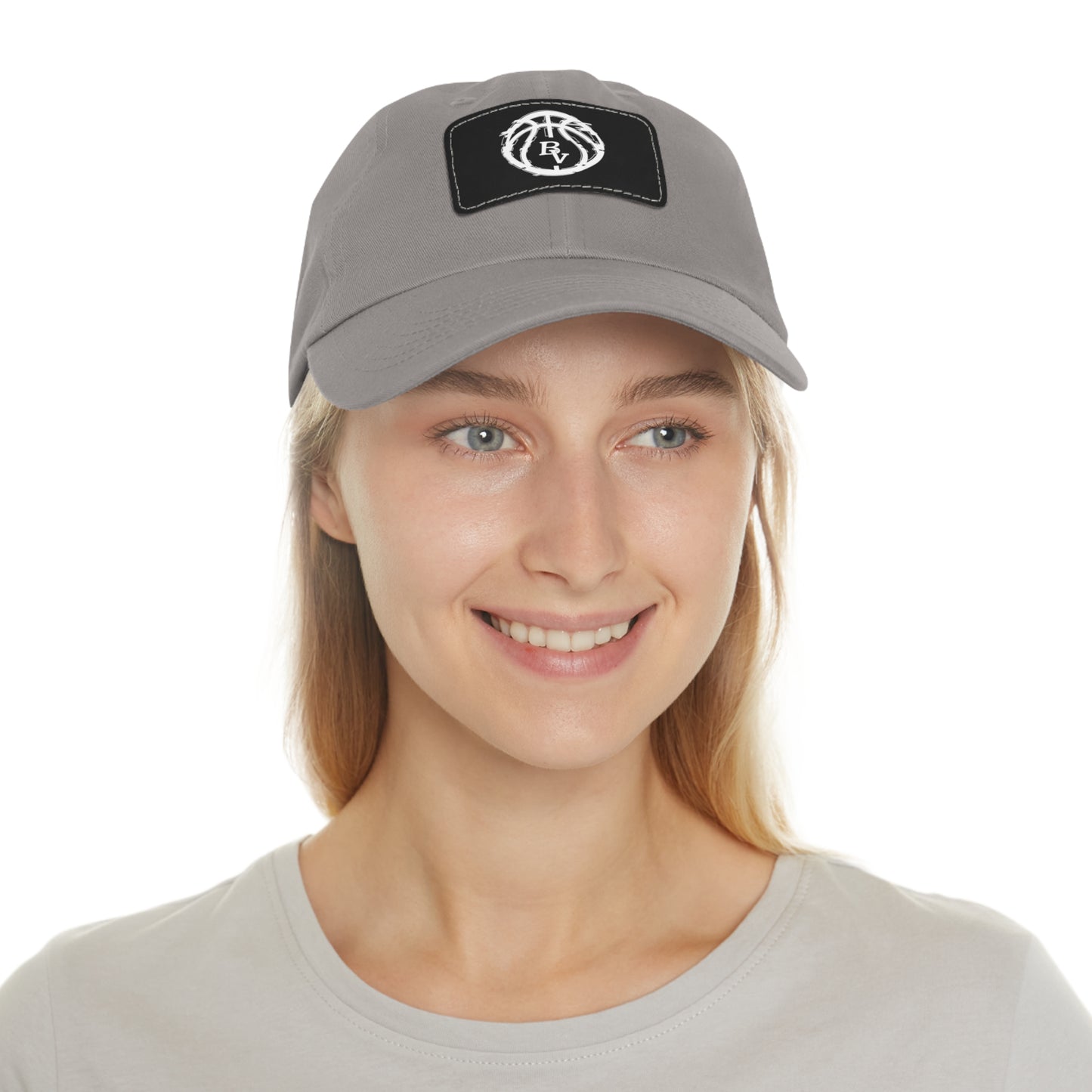 BV Basketball 1 - Hat with Leather Patch (Rectangle)