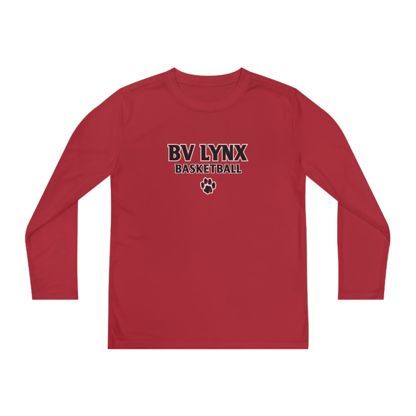 BV Basketball Youth Long Sleeve Competitor Tee