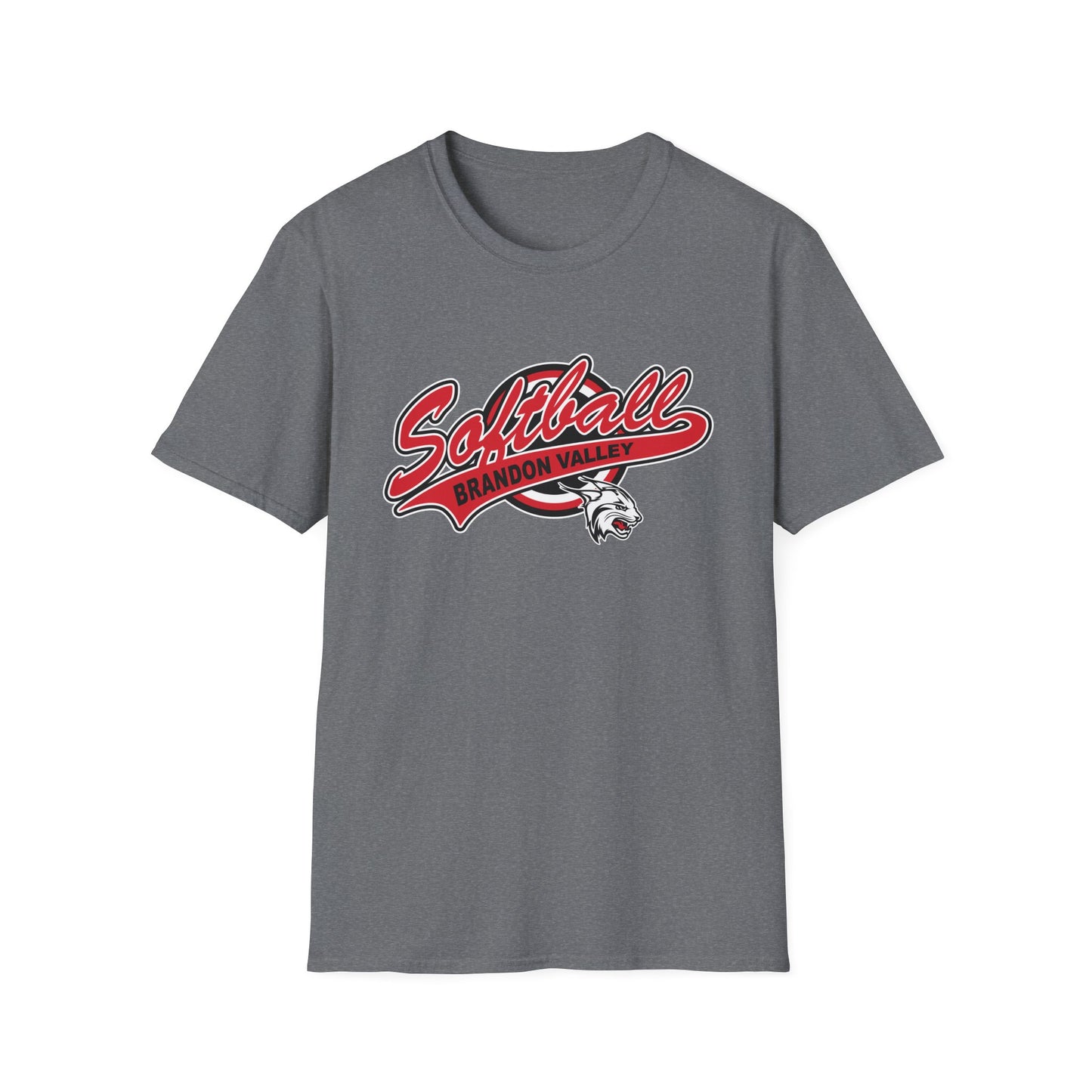BV Softball Unisex Softstyle T-Shirt