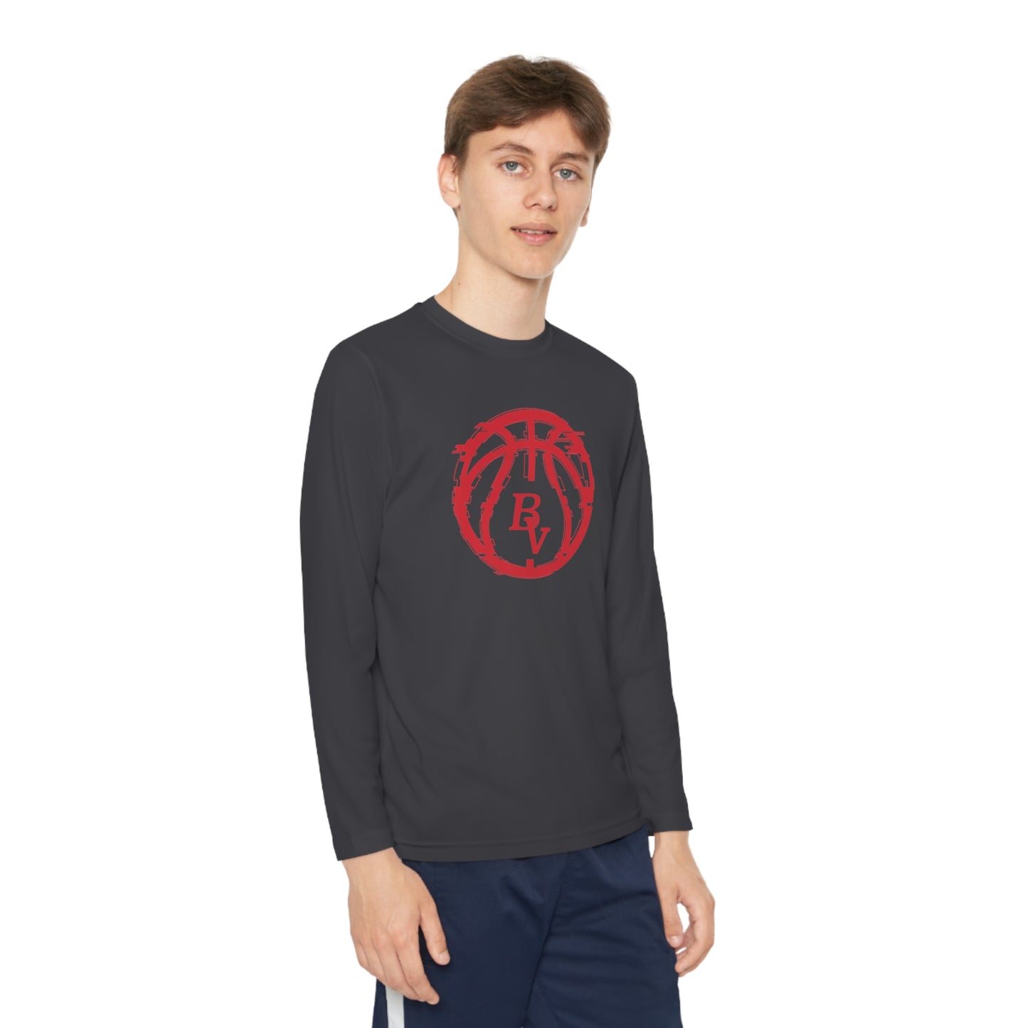 BV Basketball Youth Long Sleeve Competitor Tee