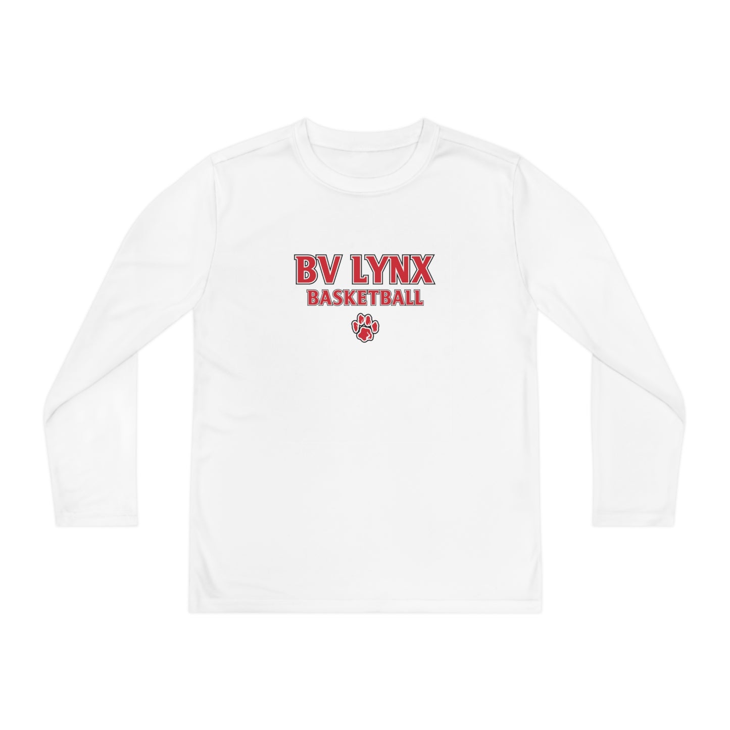BV Basketball Youth Long Sleeve Competitor Tee