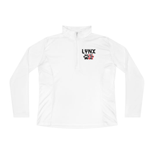 BV PAWPRINT  Ladies Quarter-Zip Pullover