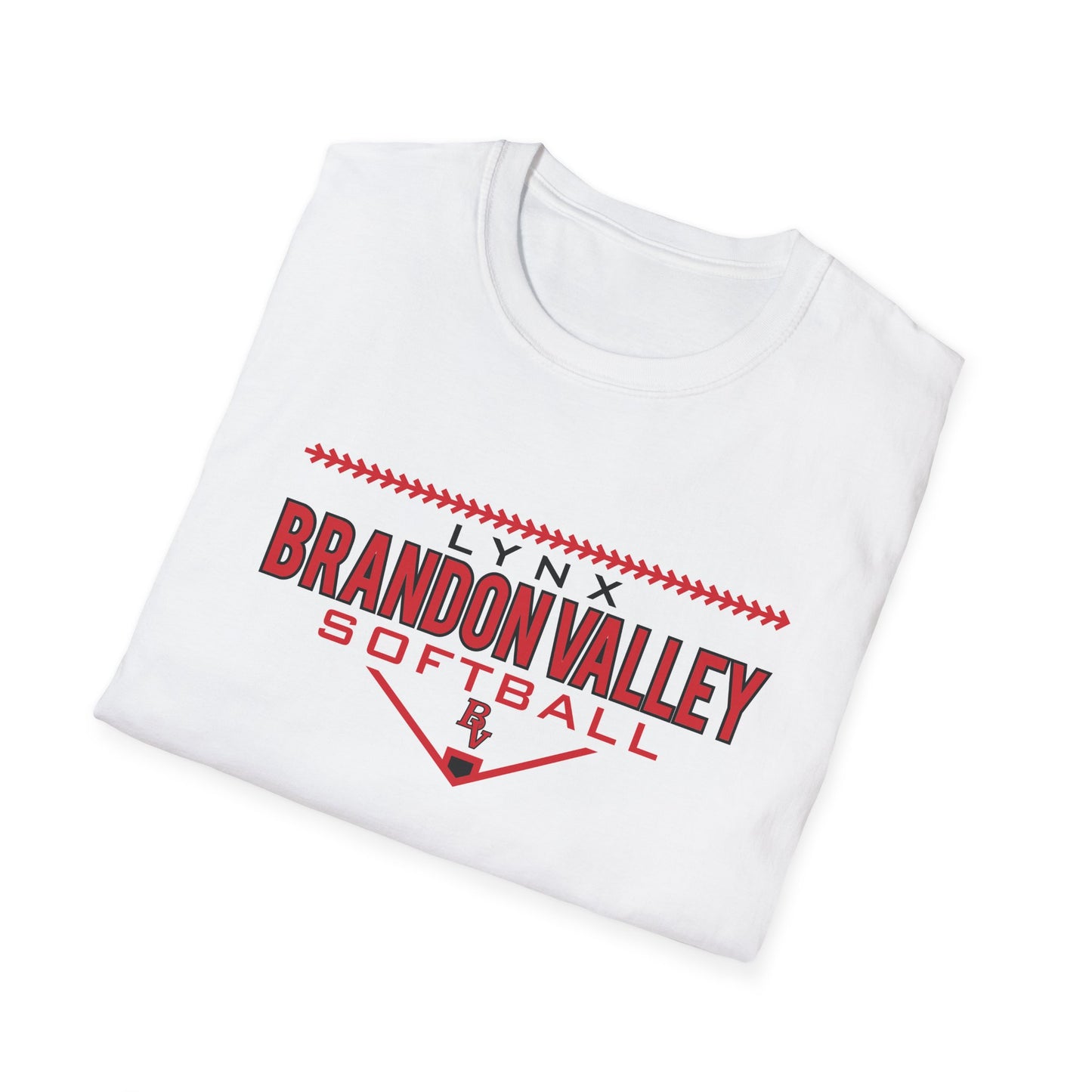 BV Softball Unisex Softstyle T-Shirt