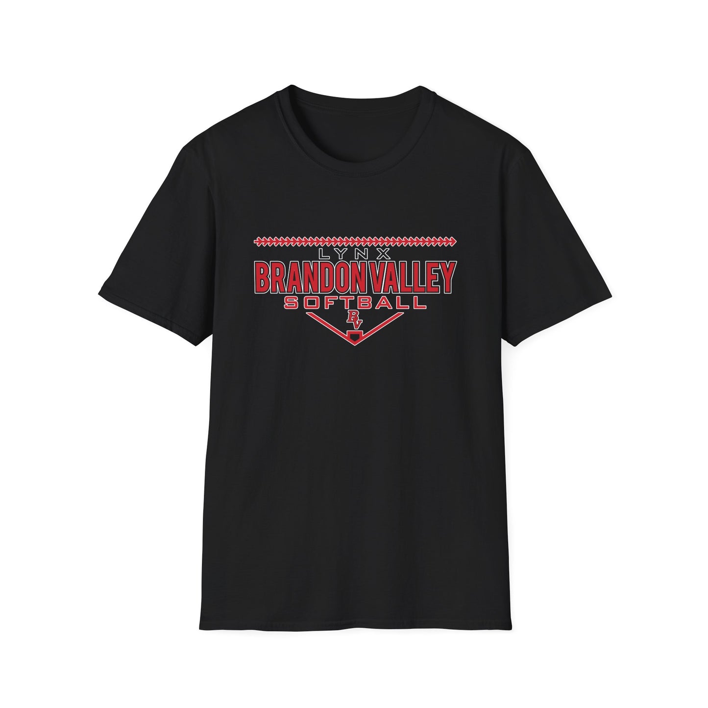 BV Softball Unisex Softstyle T-Shirt