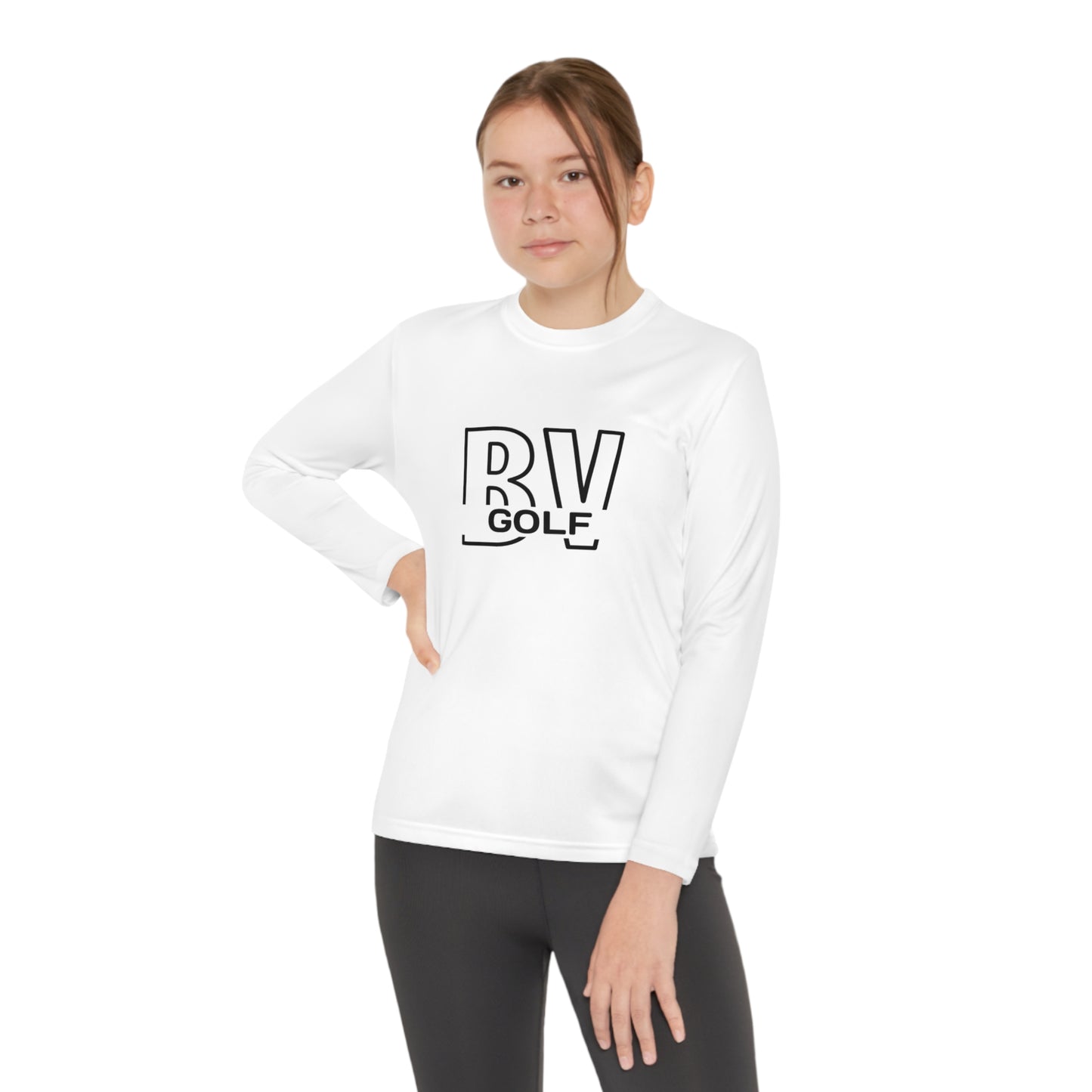 BV golf Youth Long Sleeve Competitor Tee