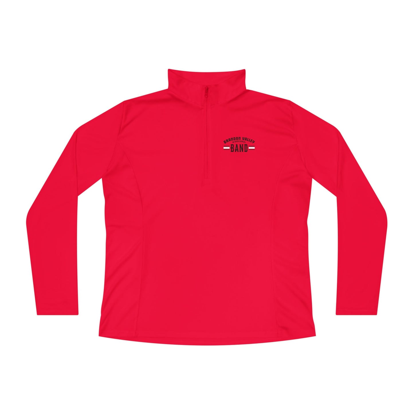BV   Ladies Band Quarter-Zip Pullover