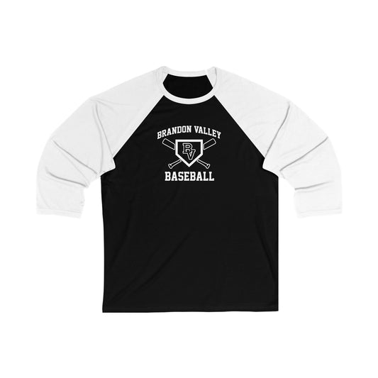 BV Baseball Unisex 3\4 Sleeve Baseball Tee