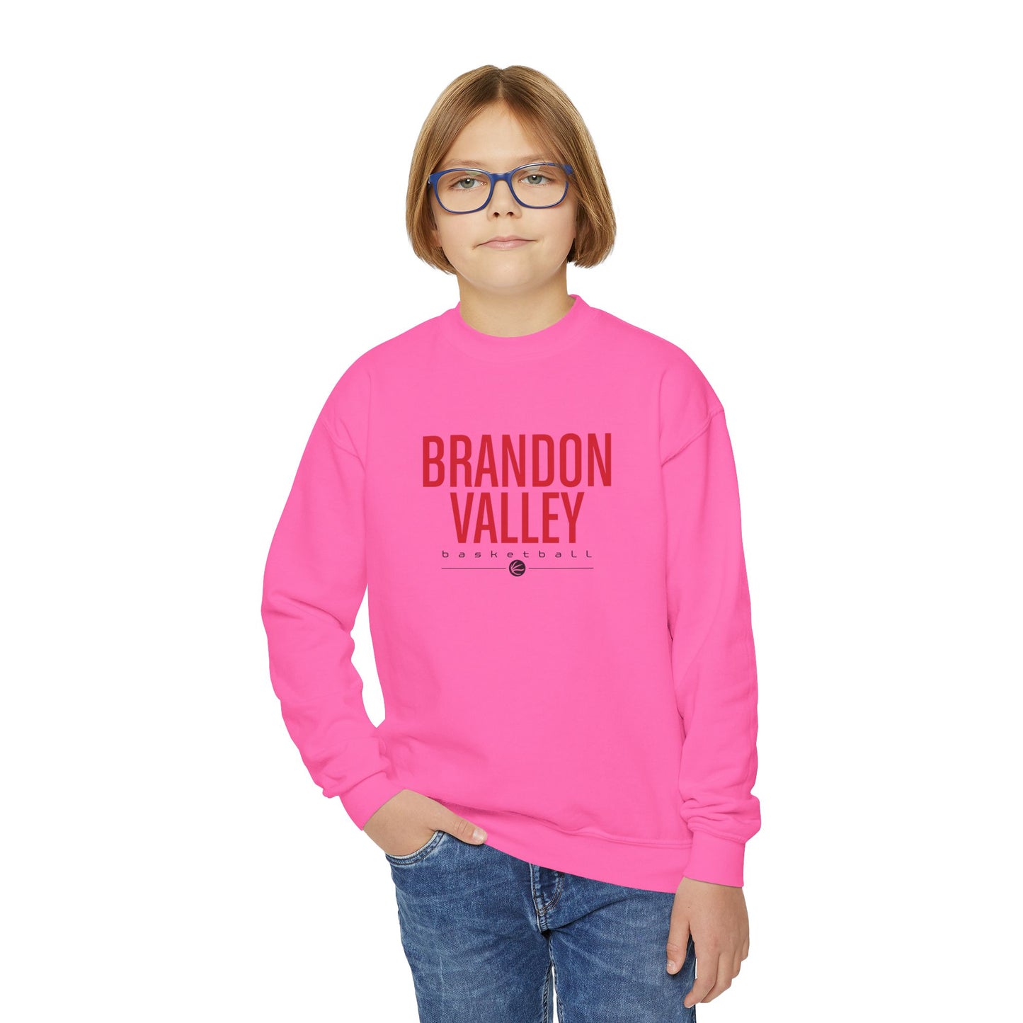 BV Basketbvall Youth Crewneck Sweatshirt