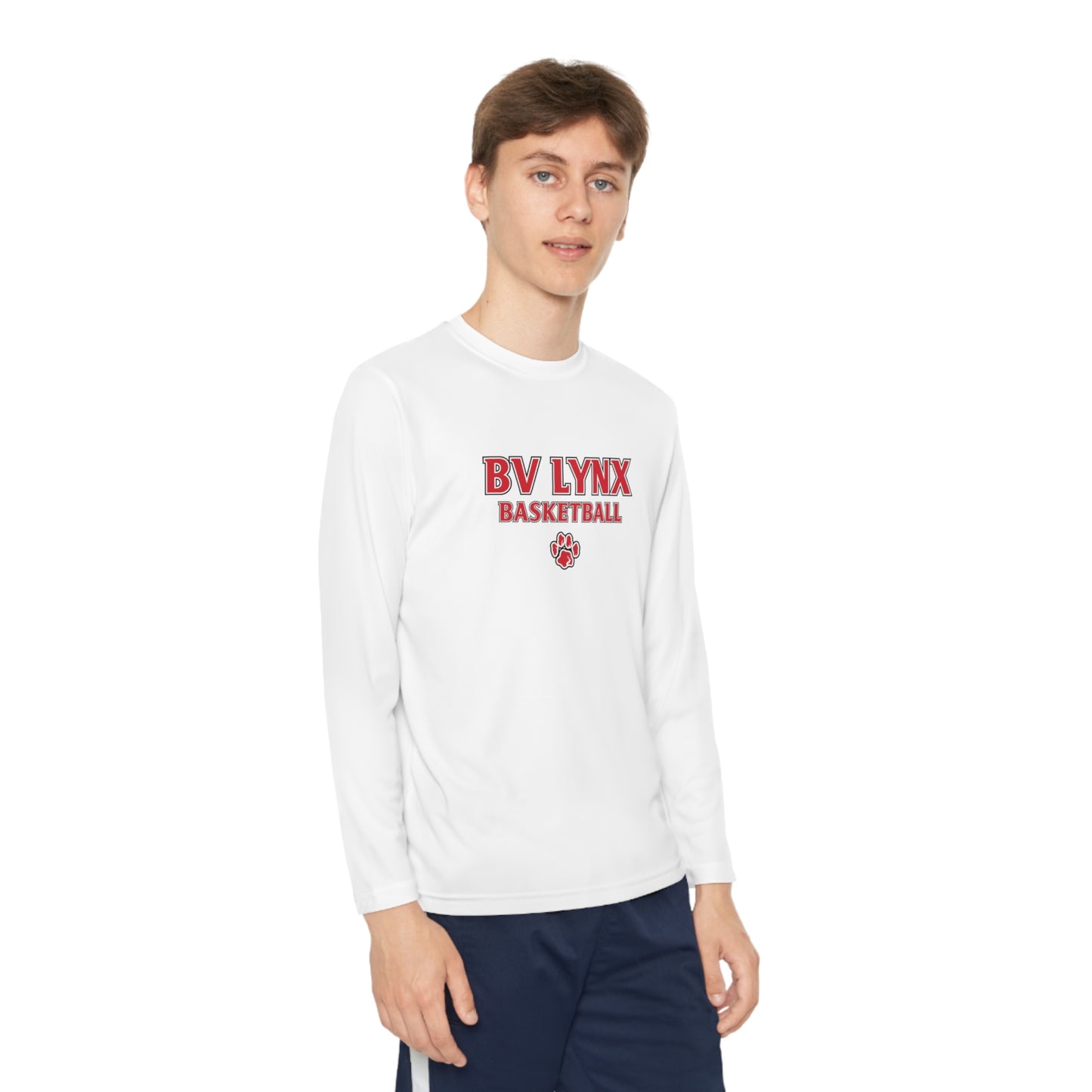 BV Basketball Youth Long Sleeve Competitor Tee
